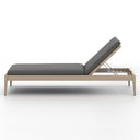 SHERWOOD OUTDOOR CHAISE, WASHED BROWN