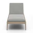 SHERWOOD OUTDOOR CHAISE, WASHED BROWN