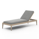 SHERWOOD OUTDOOR CHAISE, WASHED BROWN