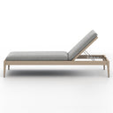 SHERWOOD OUTDOOR CHAISE, WASHED BROWN