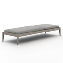 SHERWOOD OUTDOOR CHAISE, WEATHERED GREY