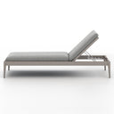 SHERWOOD OUTDOOR CHAISE, WEATHERED GREY