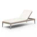 SHERWOOD OUTDOOR CHAISE, WEATHERED GREY