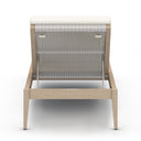 SHERWOOD OUTDOOR CHAISE, WASHED BROWN