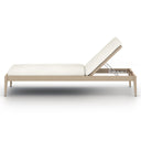 SHERWOOD OUTDOOR CHAISE, WASHED BROWN