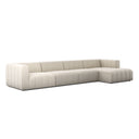 LANGHAM CHANNELED 4-PIECE SECTIONAL