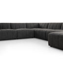 LANGHAM CHANNELED 6-PIECE SECTIONAL