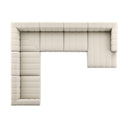 LANGHAM CHANNELED 6-PIECE SECTIONAL