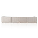 LANGHAM CHANNELED 5-PIECE SECTIONAL