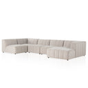 LANGHAM CHANNELED 5-PIECE SECTIONAL