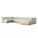 LANGHAM CHANNELED 5-PIECE SECTIONAL