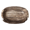 Oval Petrified Wood Bowl