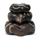 Petrified Wood Organic Sculpture, Set Of 3
