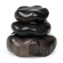 Petrified Wood Organic Sculpture, Set Of 3