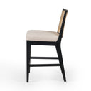 ANTONIA CANE ARMLESS BAR + COUNTER STOOL