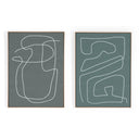 Line Abstract Set By Dan Hobday