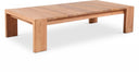 Tulum Teak Wood Outdoor Patio Coffee Table - Natural