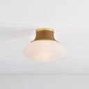 Aged Brass Pearl River Flush Mount 11" by Hudson Valley, view 2