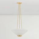 Aged Brass Awosting Pendant 17" by Hudson Valley, view 3