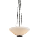 Distressed Bronze Awosting Pendant 17" by Hudson Valley