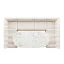AUGUSTINE DINING BANQUETTE, U SHAPE