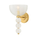 Aged Brass Bloomvale Wall Sconce 7.75" by Hudson Valley
