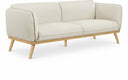 Nolita 82" Boucle Fabric Upholstered Sofa - Cream