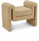 Sloan Velvet Upholstered 31.5" Bench - Camel