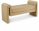 Sloan Velvet Upholstered 51" Bench - Camel