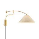 Aged Brass Sylva Wall Sconce 20" by Hudson Valley