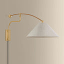 Aged Brass Sylva Wall Sconce 20" by Hudson Valley, view 7