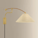 Aged Brass Sylva Wall Sconce 20" by Hudson Valley, view 6