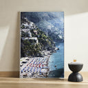 BEACH IN POSITANO BY SLIM AARONS