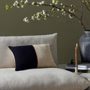 HANDWOVEN MERIDO PILLOW - BLACK
