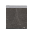 Modern Marble Plinth End Table