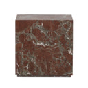 Modern Marble Plinth End Table