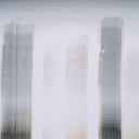 SKYLINE BENEATH 1ST ST BRIDGE BY TONI TOSCAN