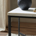 Hammered Iron End Table