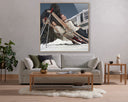 NEW ENGLAND SKIING BY SLIM AARONS