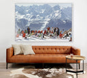 LOUNGING IN VERBIER BY SLIM AARONS
