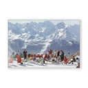 LOUNGING IN VERBIER BY SLIM AARONS