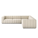 LANGHAM CHANNELED 5-PIECE SECTIONAL