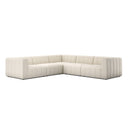 LANGHAM CHANNELED 5-PIECE SECTIONAL