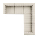 LANGHAM CHANNELED 5-PIECE SECTIONAL