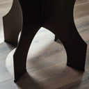 Round Side Table In Solid Iron