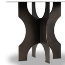 Round Side Table In Solid Iron