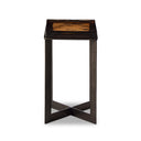 LENNIE CAST GLASS END TABLE
