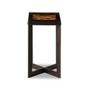 LENNIE CAST GLASS END TABLE