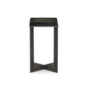 LENNIE CAST GLASS END TABLE