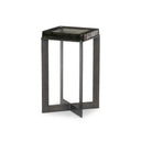 LENNIE CAST GLASS END TABLE